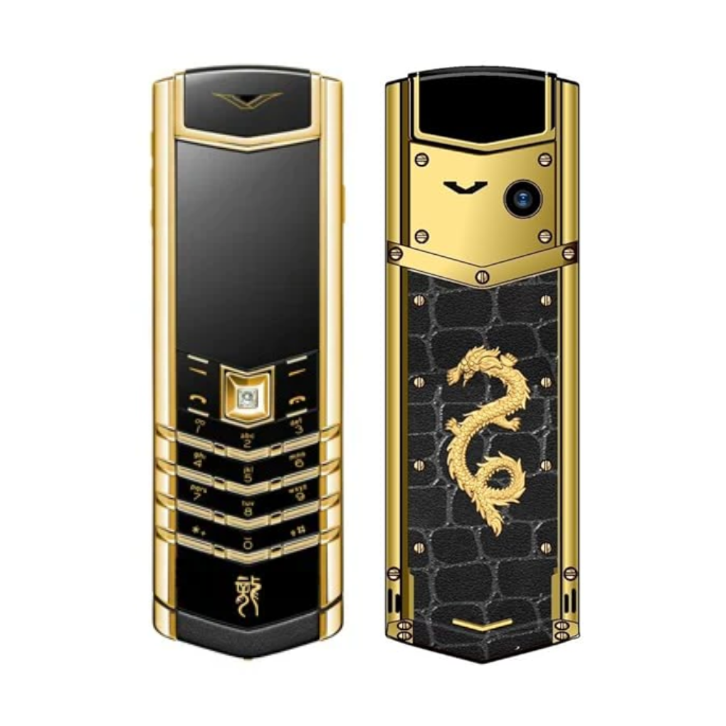 1-4-1.png Vertu Snexian Bolt V1 Gold Dragon Luxury Mobile Phone - Image 1
