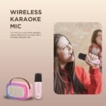 Portable Wireless Bluetooth Speaker with Wireless Karaoke Mic - Image 3