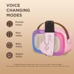 Portable Wireless Bluetooth Speaker with Wireless Karaoke Mic - Image 4