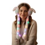 Bunny Ear Cap, Moving ear Bunny Earmuffs with Chu chu sounds - Image 4
