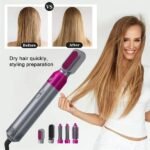 Hair Dryer,Straightner,Comb Hot Air Styler Multifunctional Styling Tool 5 In 1 - Image 5