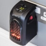 Electric Room Heater Portable Wall-Outlet 400 Watts