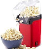 Hot Air Popcorn Maker Compact Tabletop Corn Kernel Air Popper