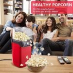 Hot Air Popcorn Maker Compact Tabletop Corn Kernel Air Popper - Image 2