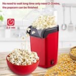 Hot Air Popcorn Maker Compact Tabletop Corn Kernel Air Popper - Image 3
