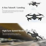 Drone 998 PRO Foldable Toy with HQ 4K WiFi Camera - Image 2