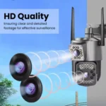 Dual Lens Home Security CCTV Camera with SD Card Support - Image 2