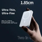 Apple Wireless Power Bank Megasafe Compatible with iPhone/Android 5000 MAH - Image 3
