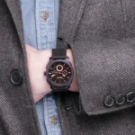 Fossil FS4656 Machine Clone Leather Analog Watch - Image 8