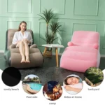 S-Shaped Inflatable Sofa Lounge Chair, Suitable for Camping - Image 2