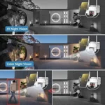 Dual Lens Home Security CCTV Camera with SD Card Support - Image 3